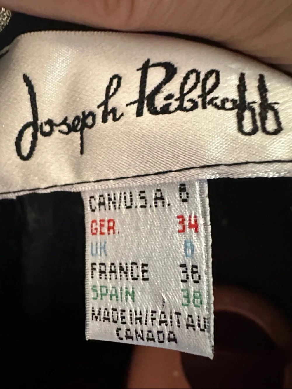 Joseph Ribkoff romantic gothic front tie top/ robe/ duster - Picture 6 of 7